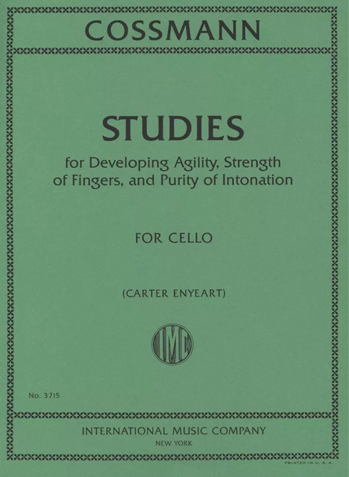 COSSMANN - Studies for Cello