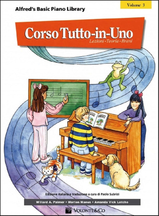 CORSO TUTTO IN UNO VOLUME 3 - ALFRED'S BASIC PIANO LIBRARY