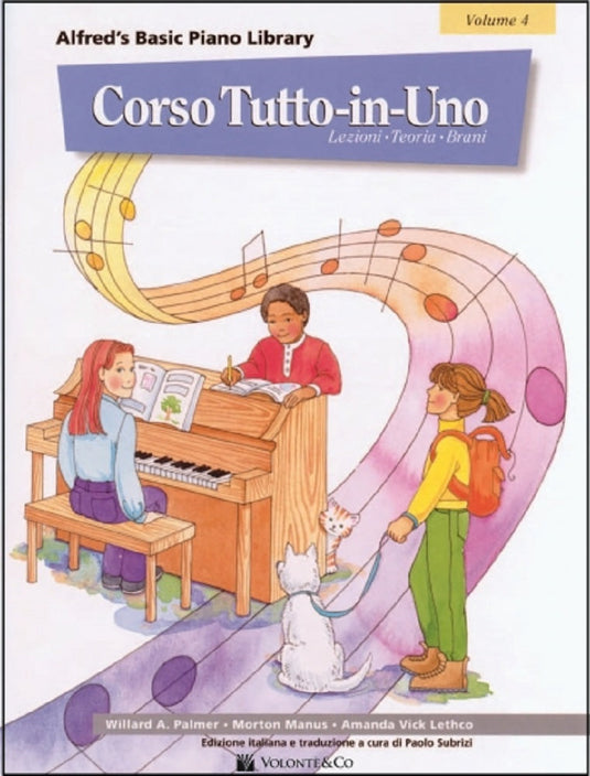 CORSO TUTTO IN UNO VOLUME 4 - ALFRED'S BASIC PIANO LIBRARY
