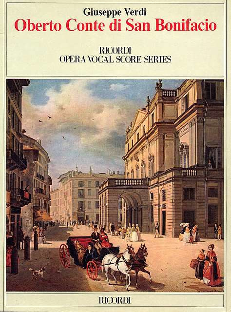 VERDI - OBERTO CONTE DI SAN BONIFACIO - RICORDI