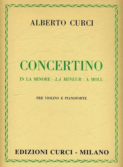 CURCI - CONCERTINO IN LA MINORE