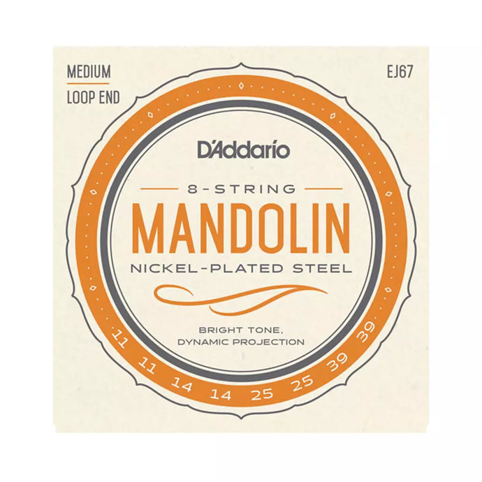 D’ADDARIO EJ67 MANDOLINO 11-39 NICKEL