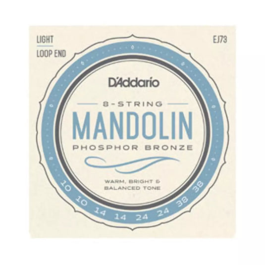 D’ADDARIO EJ73-J73 MANDOLINO PHOSPOR BRONZE 10-38