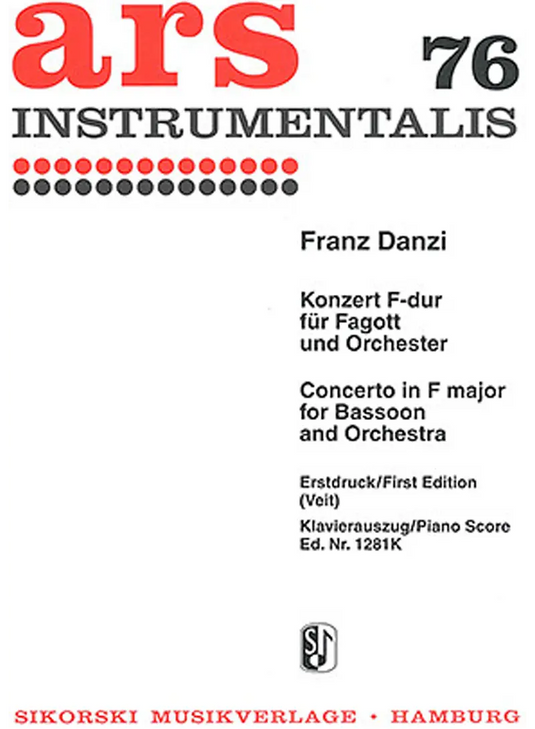 DANZI - Concerto in F major for Bassoon and Orchestra