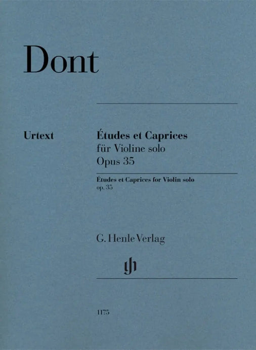 DONT - Études et Caprices for Violin solo op. 35