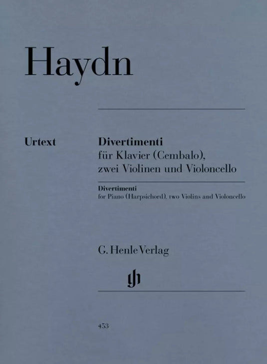 HAYDN - Divertimenti for piano (harpsichord) - 2 violins and violoncello