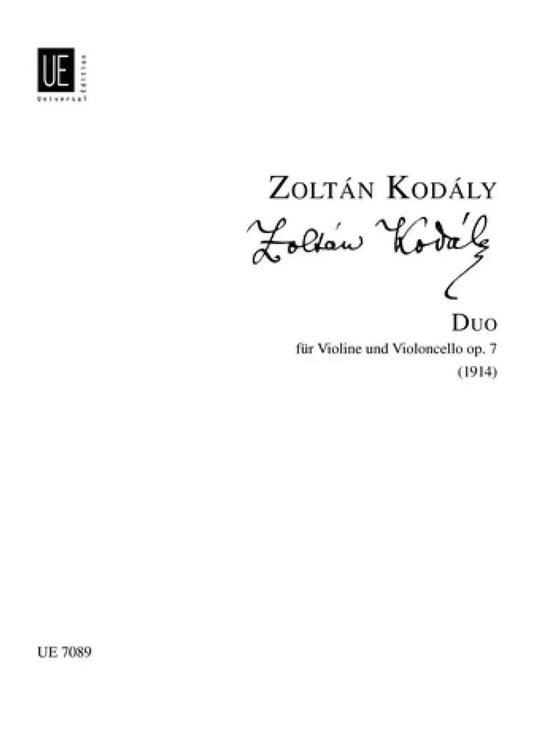 KODALY - Duo Per Violino e Violoncello Opera 7