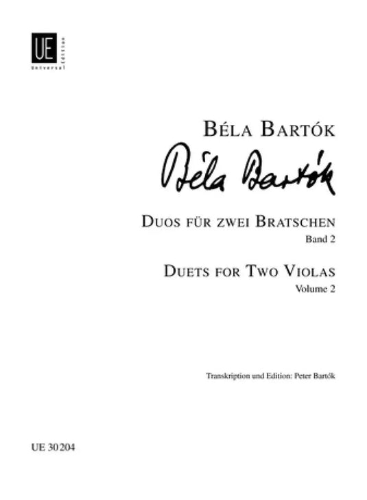 BARTOK -  Duos volume 2 per 2 Viole