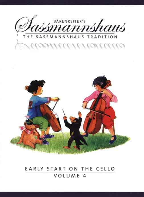 SASSMANNSHAUS - Early Start on the Cello - Vol. 4