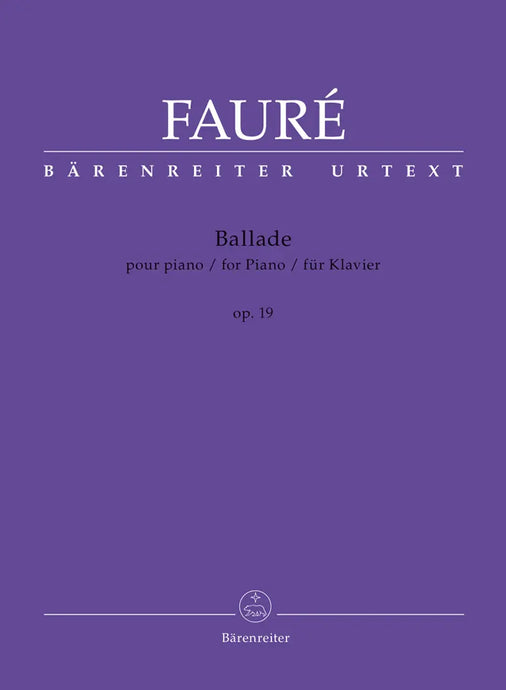 FAURE - Ballade for Piano op. 19