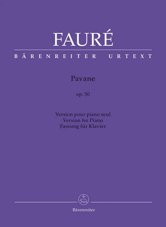 FAURE - PAVANE for Piano Op. 50