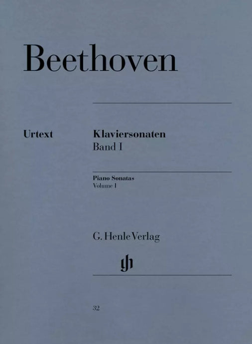 BEETHOVEN - PIANO SONATAS VOLUME I - HENLE