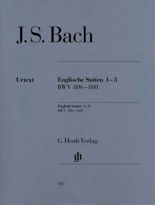 BACH - SUITES INGLESI 1-3 - HENLE