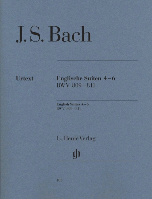 BACH - SUITES INGLESI 4-6 - HENLE