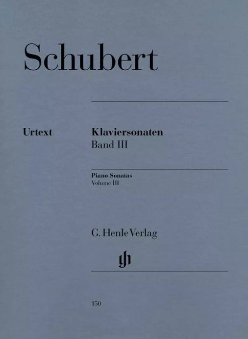 SCHUBERT - KLAVIERSONATEN BAND III