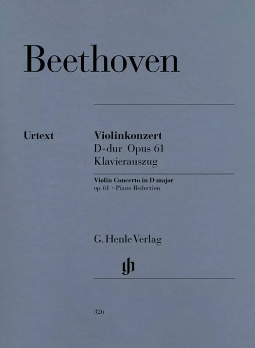 BEETHOVEN - VIOLINKONZERT OPUS 61 - PIANO REDUCTION