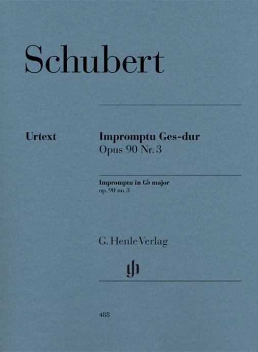 SCHUBERT - IMPROMPTU IN Gb MAJOR OP.90 N.3