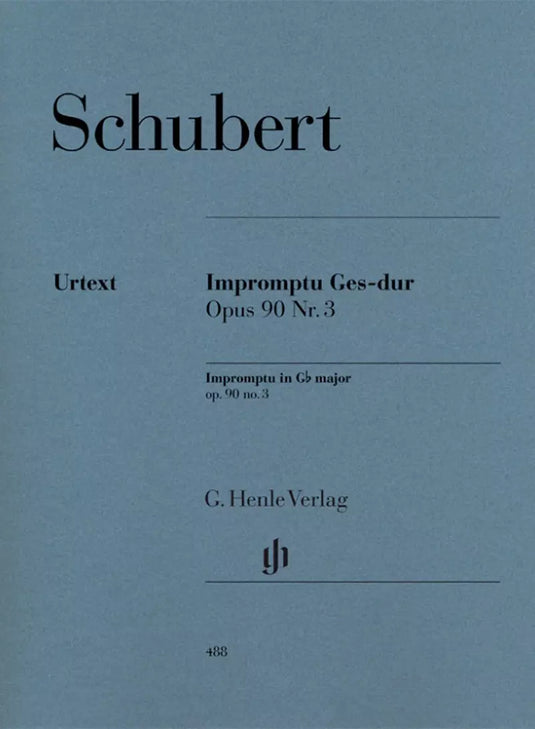 SCHUBERT - IMPROMPTU IN Gb MAJOR OP.90 N.3