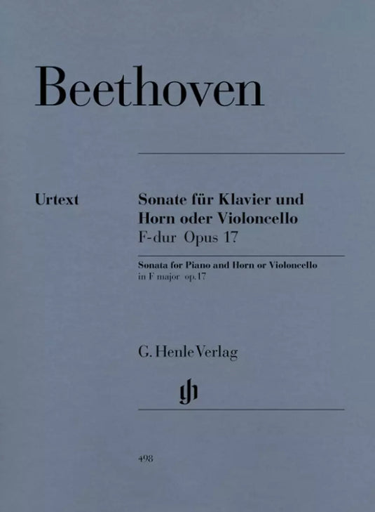 BEETHOVEN - Sonata Fur Klavier Und Horn Oder Violoncello Op. 17