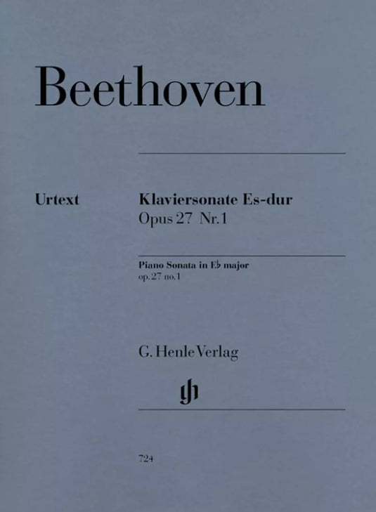 BEETHOVEN - SONATA PER PIANOFORTE OP. 27 n.1 - Henle