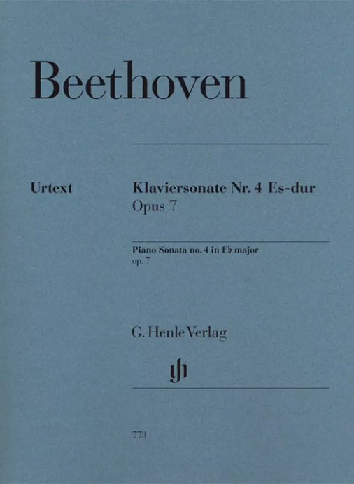 BEETHOVEN - PIANO SONATA N. 4 Eb MAJOR OPUS 7