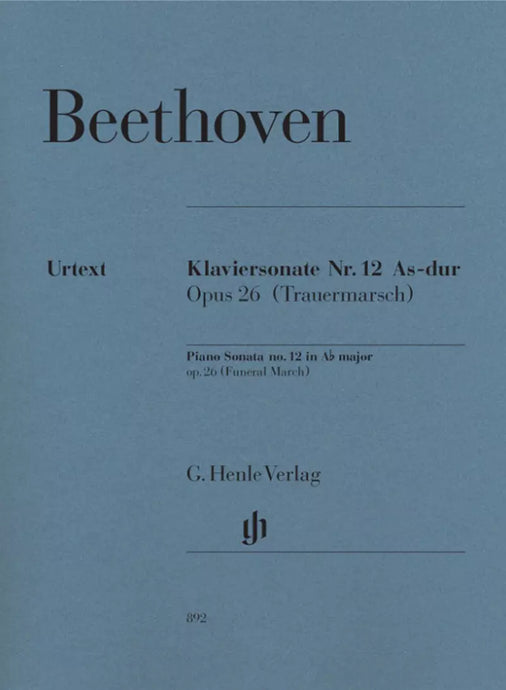 BEETHOVEN - PIANO SONATA N. 12 Ab MAJOR OPUS 26