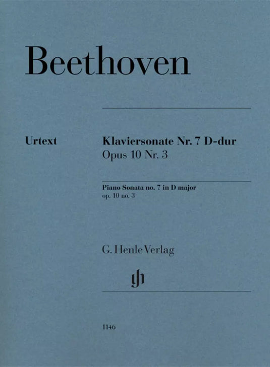 BEETHOVEN - PIANO SONATA N. 7 D MAJOR OPUS 10 No. 3