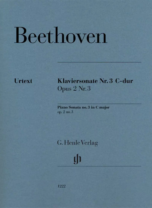 BEETHOVEN - PIANO SONATA N. 3 C MAJOR OPUS 2 No. 3