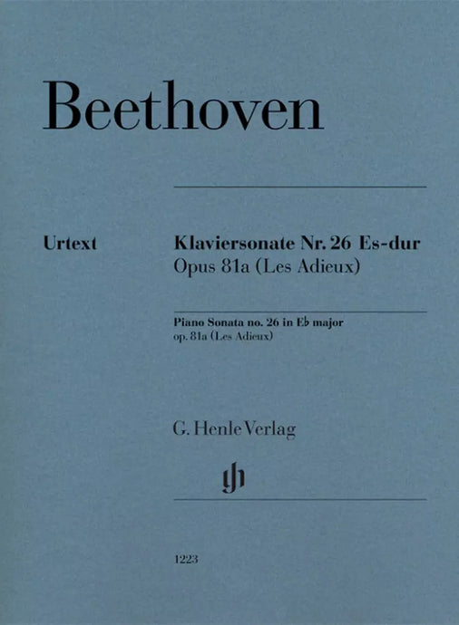 BEETHOVEN - PIANO SONATA IN Eb MAJOR  OP.81a - Les Adieux