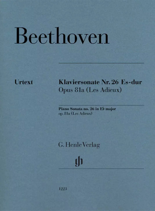 BEETHOVEN - PIANO SONATA IN Eb MAJOR  OP.81a - Les Adieux