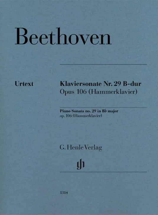 BEETHOVEN - PIANO SONATA IN Bb MAJOR OP.106 - Hammerklavier