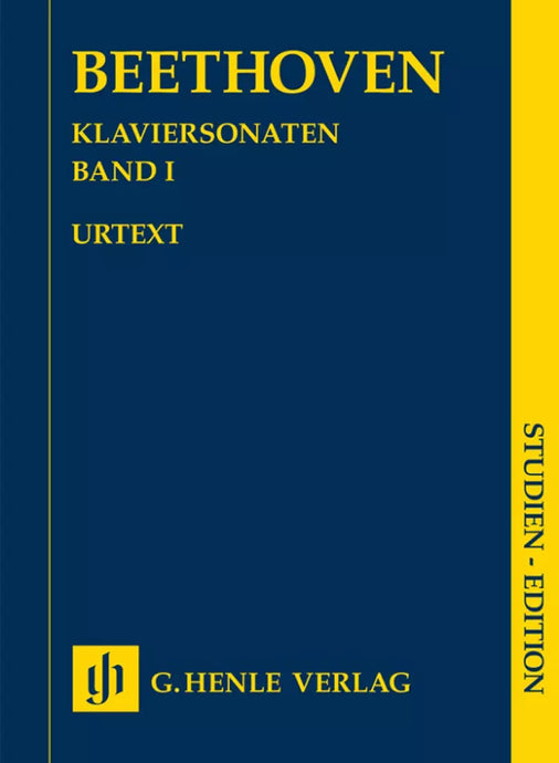 BEETHOVEN - PIANO SONATAS VOLUME I - STUDY SCORE