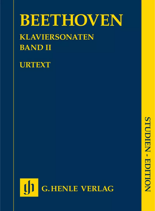 BEETHOVEN - PIANO SONATAS VOLUME II - STUDY SCORE