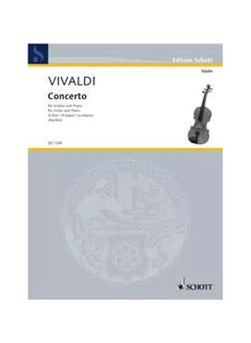 VIVALDI - CONCERTO A-DUR VIOLIN AND PIANO