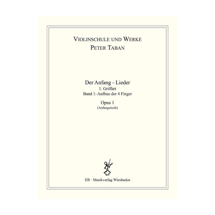 DER ANFANG LIEDER OPUS 1 PER VIOLINO