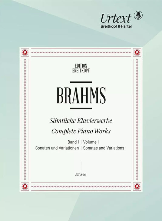 BRAHMS - KLAVIERWERKE 1 SONATEN