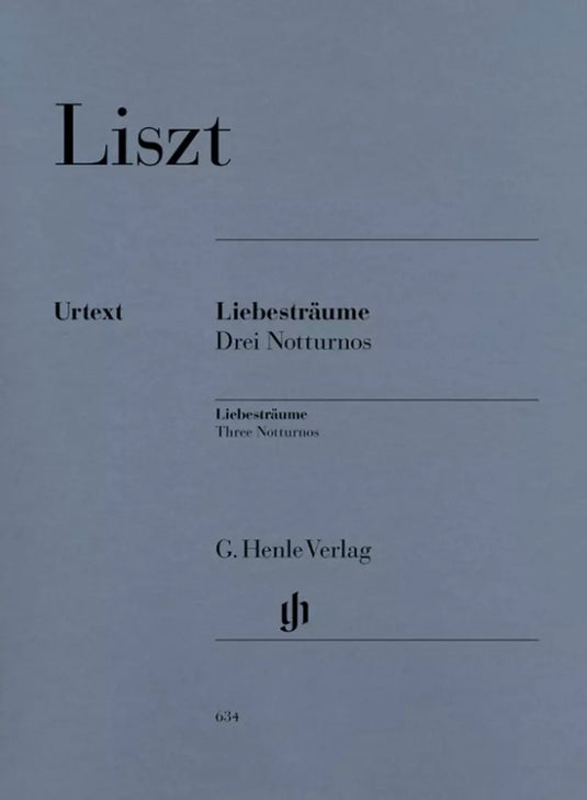 LISZT - Liebesträume, 3 Notturnos