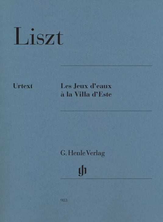 LISZT - LES JEUX D'EAUX À LA VILLA D'ESTE