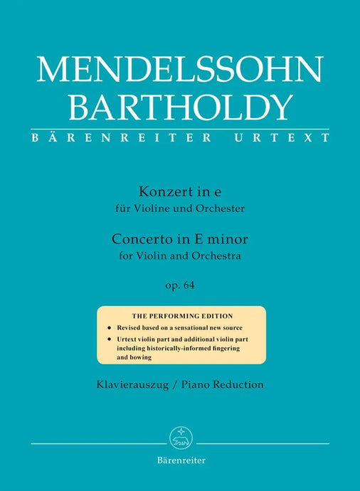 MENDELSSOHN - Konzert für Violine und Orchester e-Moll op. 64