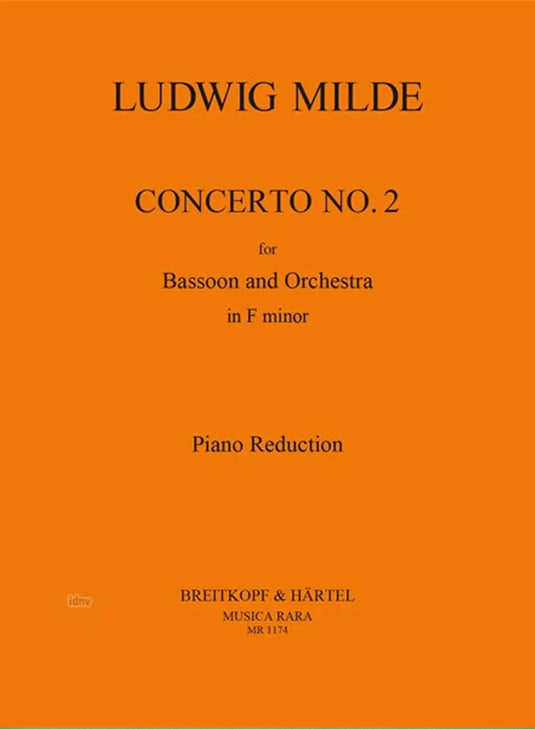 MILDE - Concerto No. 2 F minor - Piano Reduction