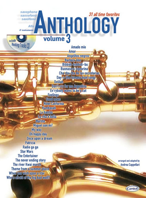 CAPPELLARI - Anthology Sax Alto Vol. 3