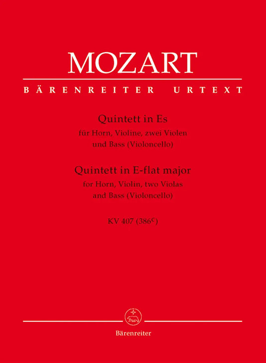 MOZART - Quintett In E-flat major KV407