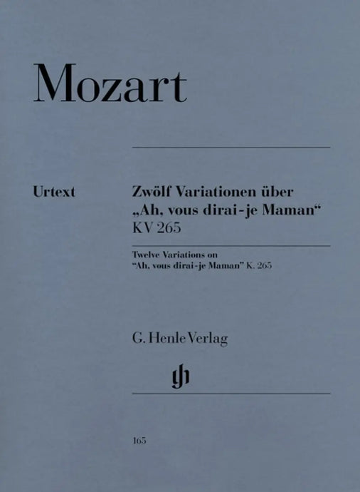 MOZART - TWELVE VARIATIONS ON 