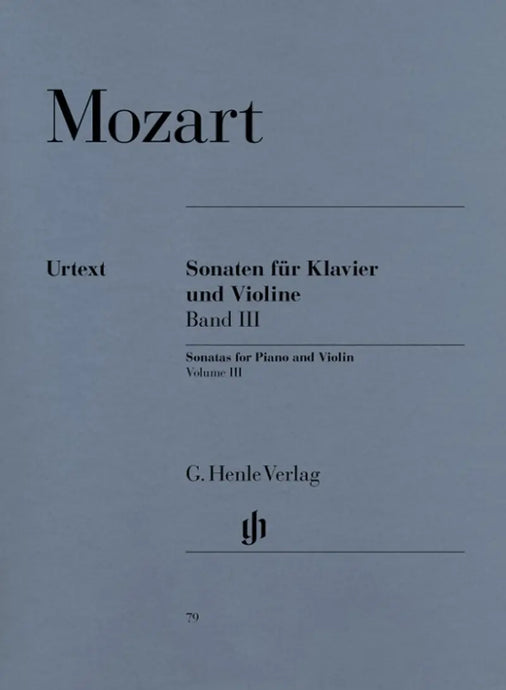 MOZART - VIOLIN SONATAS - VOLUME III