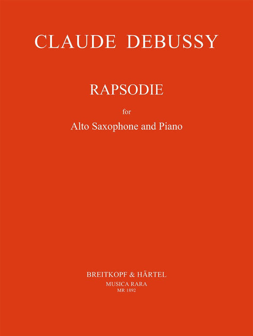 DEBUSSY - RAPSODIE ALTO SAX & PIANO