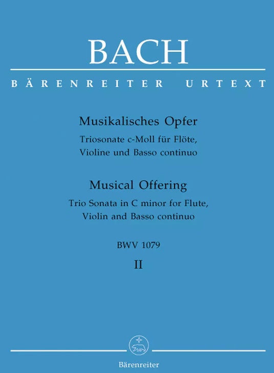 BACH - Musical Offering II - Trio sonata in C minor