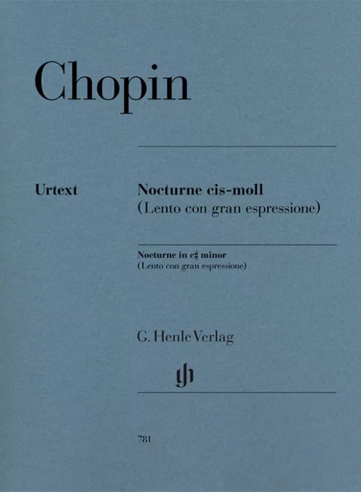 CHOPIN - NOCTURNE IN C# minor (Lento con gran espressione)