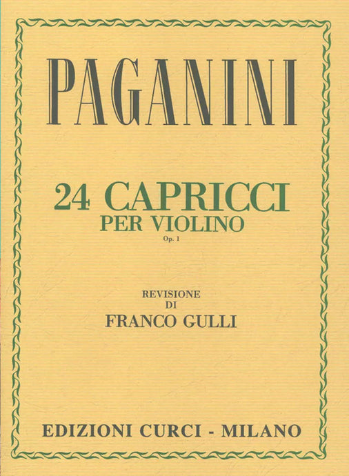 PAGANINI - 24 CAPRICCI Op. 1 (Gulli)