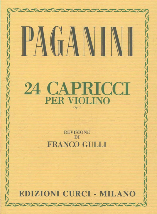 PAGANINI - 24 CAPRICCI Op. 1 (Gulli)