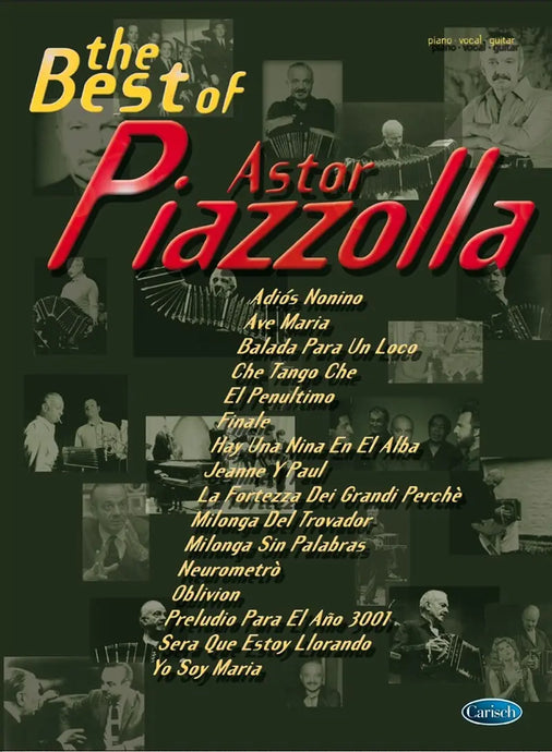 PIAZZOLLA - THE BEST OF piano vocal guitar